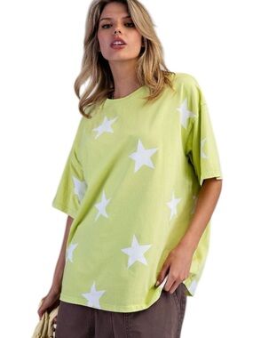 775:  EASEL NWT TOP LIME YELLOW (H14)